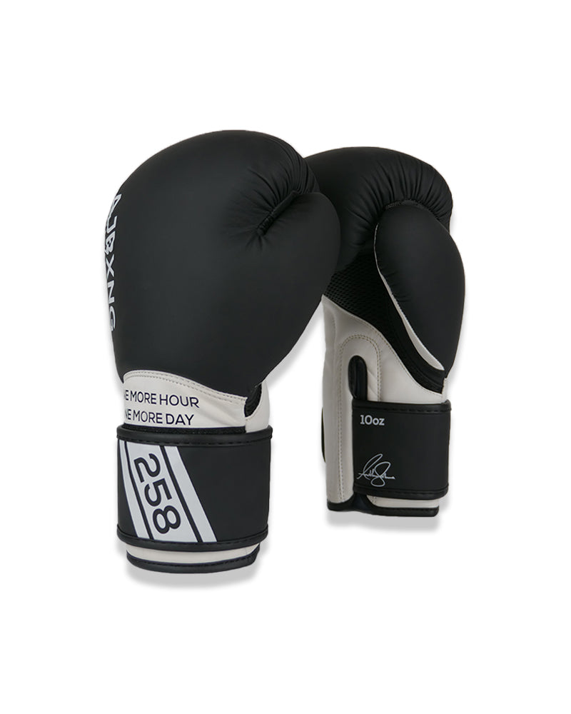 Youth PU Boxing Gloves Black 10oz