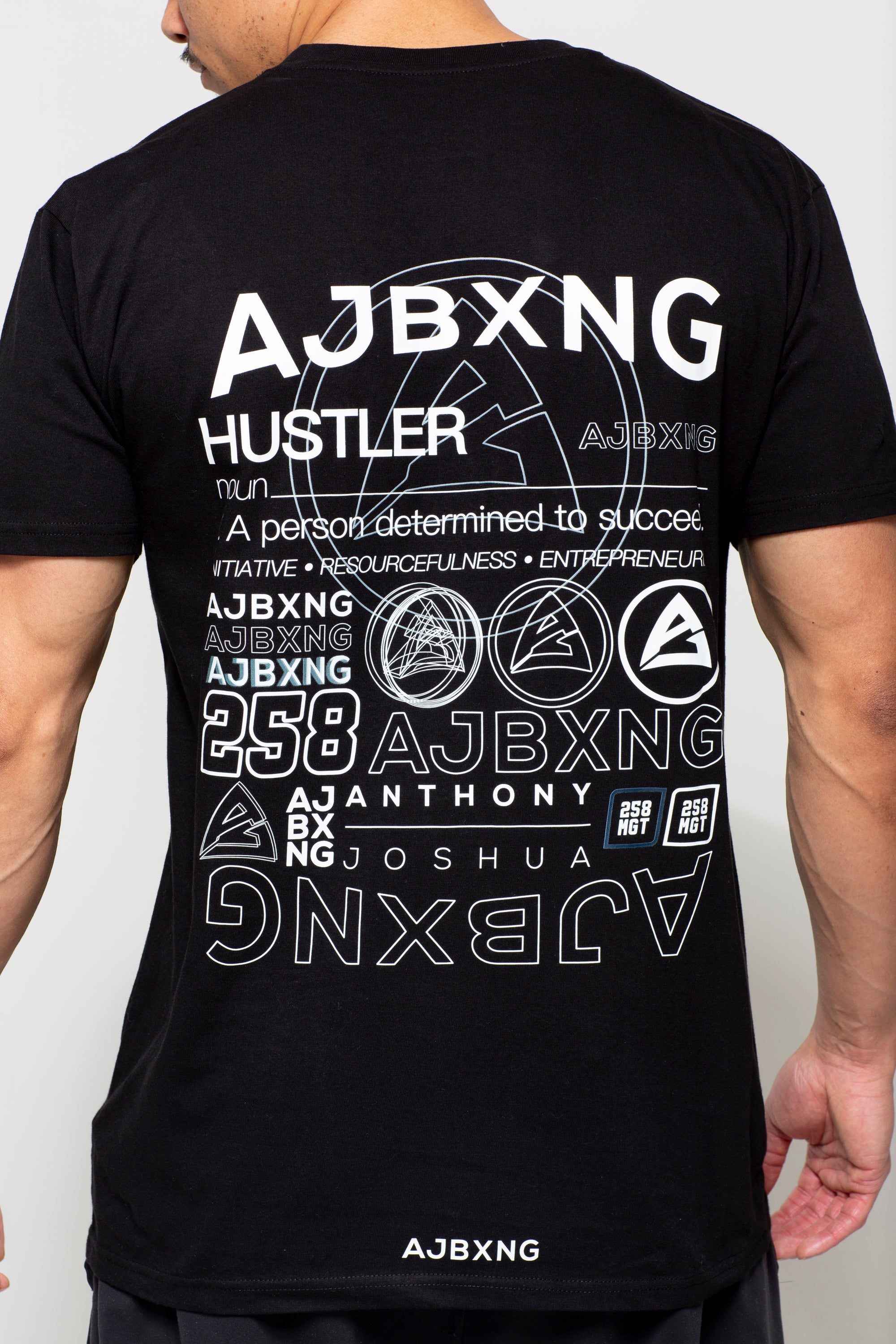 AJBXNG X Black Hustle Tee |  Asset Collection