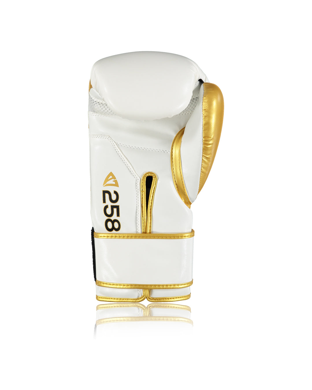 AJBXNG SSG5 Sparring Glove - White and Gold 16oz