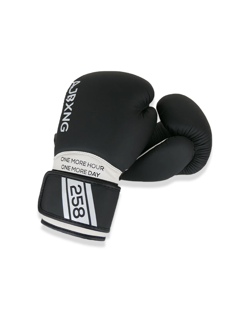Junior PU Boxing Gloves Black 8oz