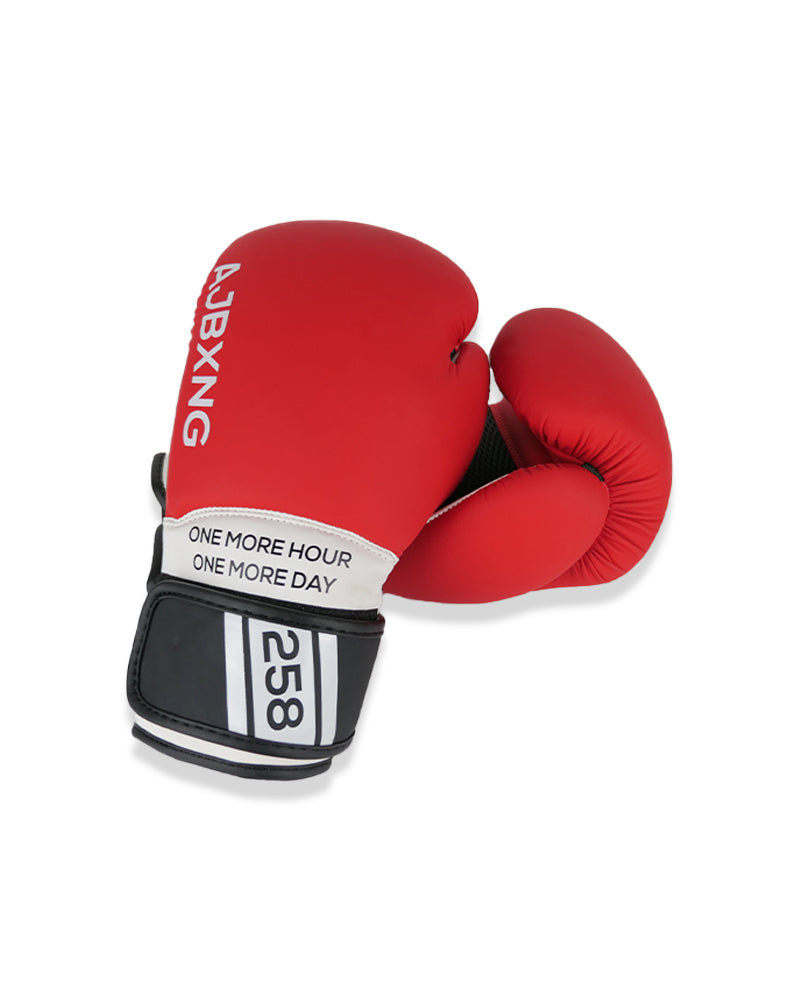 Junior PU Boxing Gloves Red 8oz