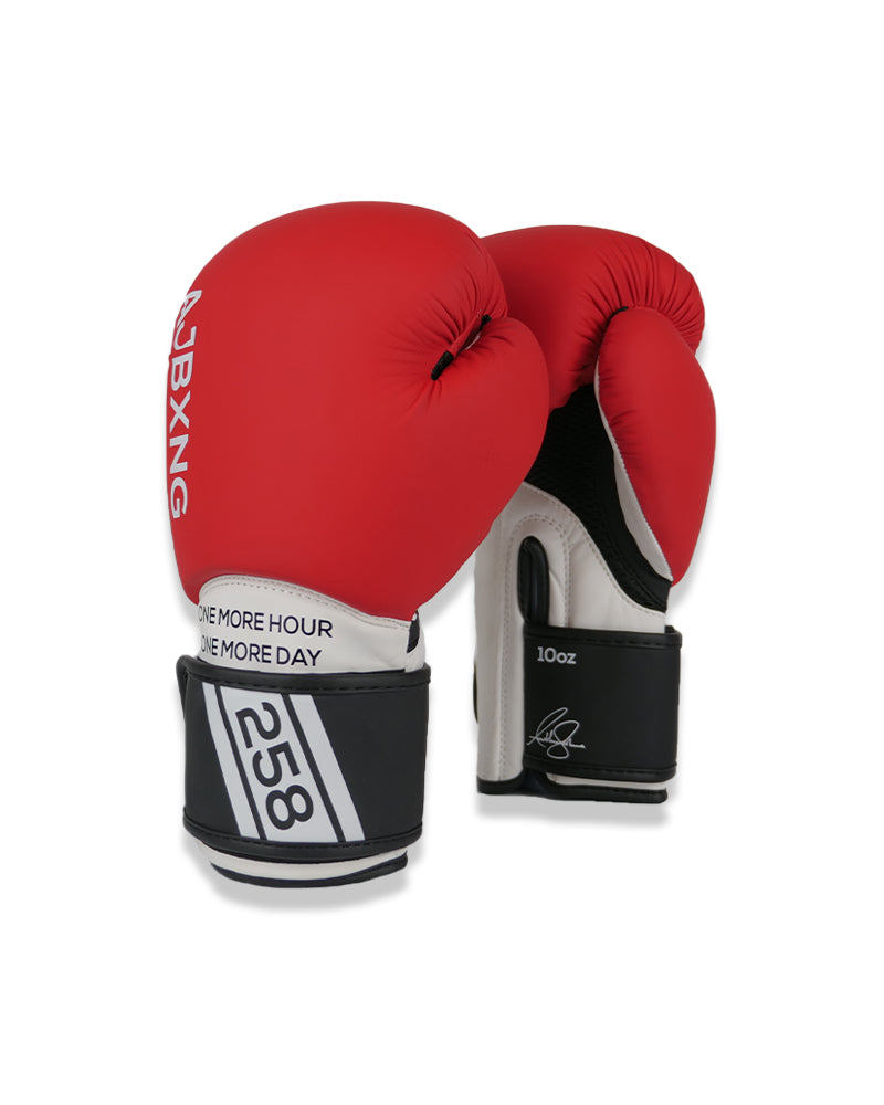 Youth PU Boxing Gloves Red 10oz
