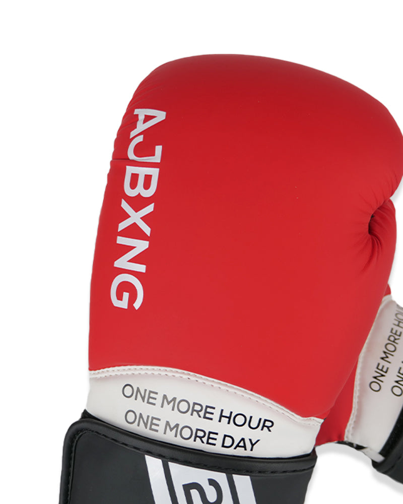 Youth PU Boxing Gloves Red 10oz