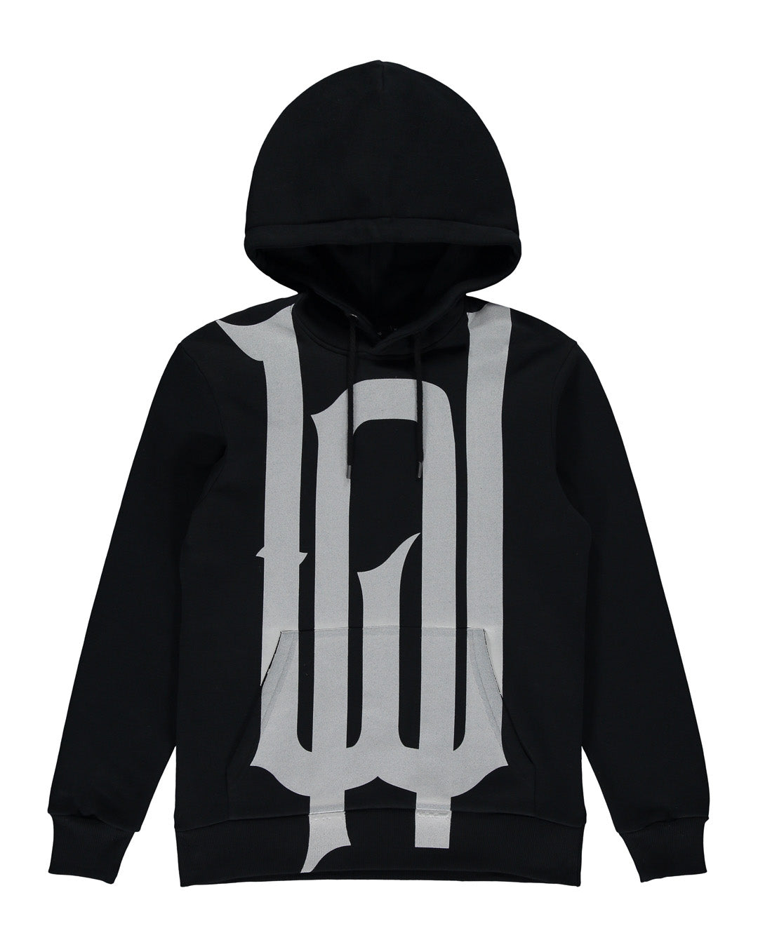 Front side of the Winners Attitude oversized logo hoodie